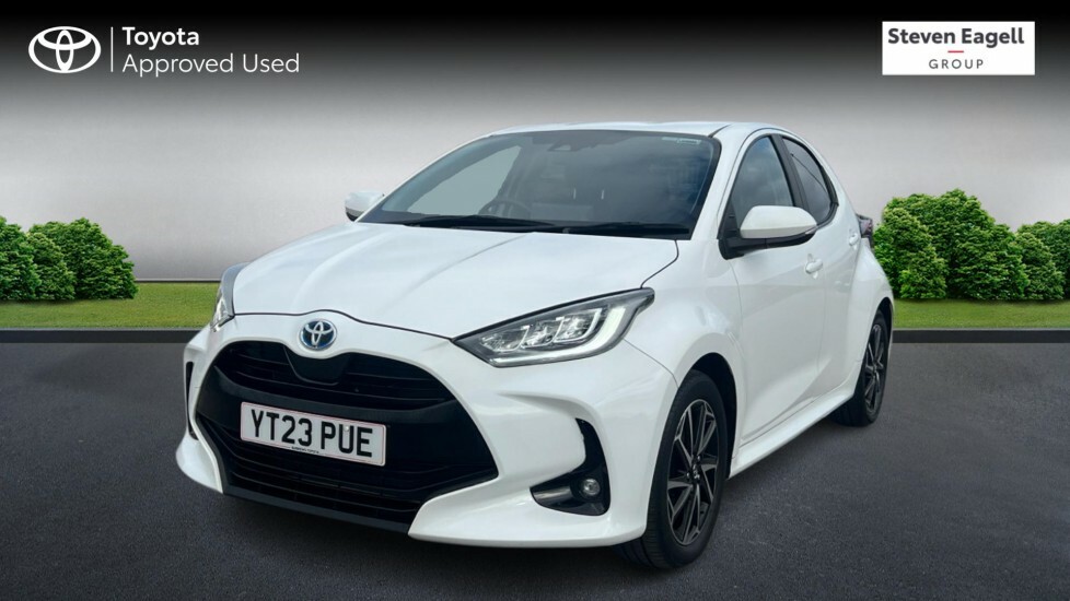 Toyota Yaris 1.5 Vvt-h Design E-cvt Euro 6 Ss YT23PUE White #3
