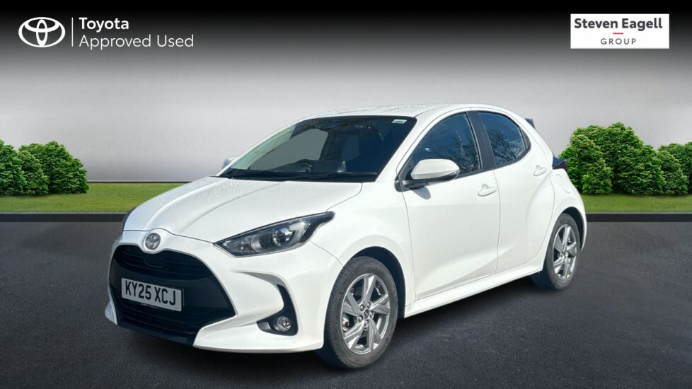Toyota Yaris 1.5 Vvt-h Icon Hatchback Hybrid E-cvt E KY25XCJ White #3