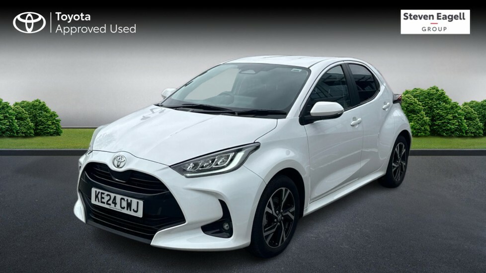 Toyota Yaris 1.5 Vvt-h Design Hatchback Hybrid E-cvt KE24CWJ White #3