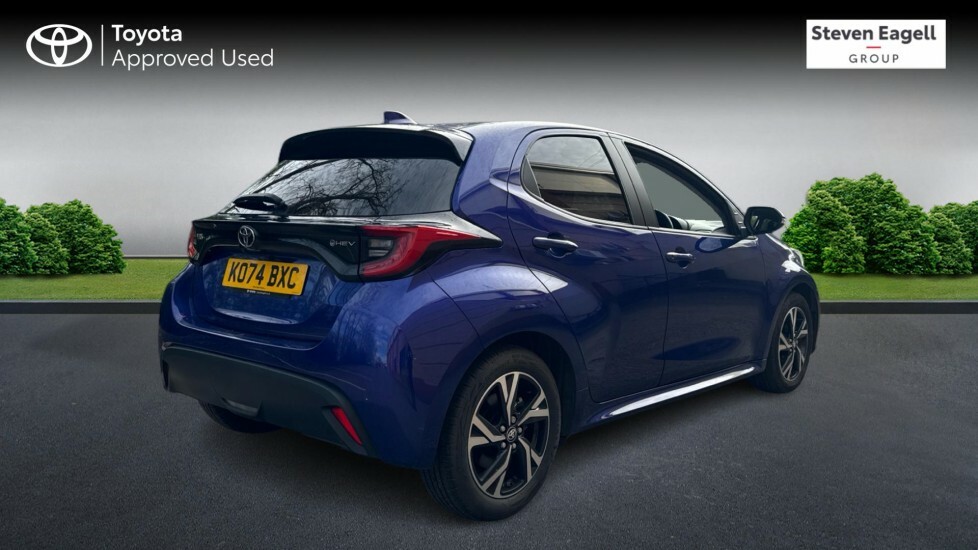 Toyota Yaris 1.5 Vvt-h Design Hatchback Hybrid E-cvt KO74BXC Blue #2