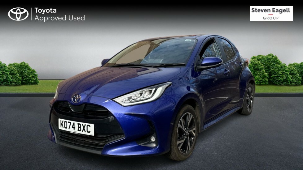 Toyota Yaris 1.5 Vvt-h Design Hatchback Hybrid E-cvt KO74BXC Blue #3
