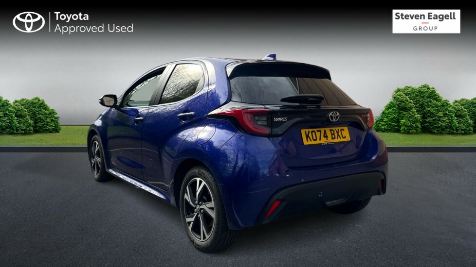 Toyota Yaris 1.5 Vvt-h Design Hatchback Hybrid E-cvt KO74BXC Blue #4