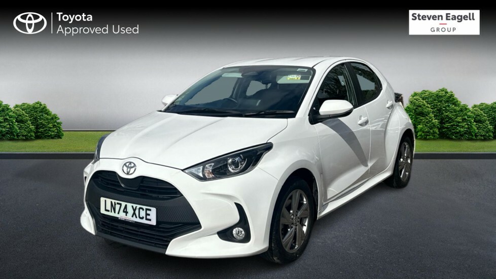 Toyota Yaris 1.5 Vvt-h Icon E-cvt Euro 6 Ss LN74XCE White #3