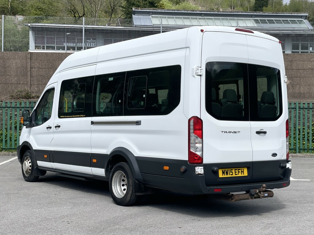 Ford Transit Custom Minibus 2.2 Tdci 460 Hdt 201515 MW15EFH White #2