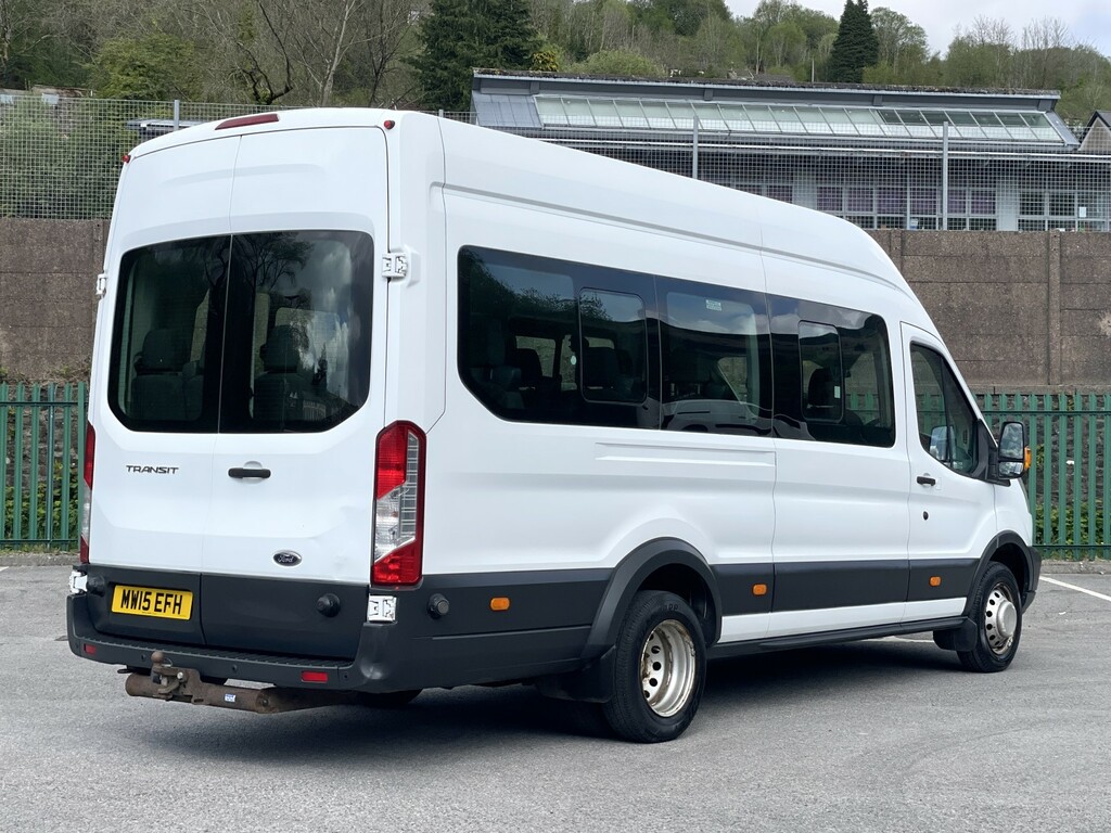 Ford Transit Custom Minibus 2.2 Tdci 460 Hdt 201515 MW15EFH White #4