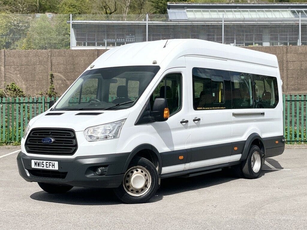 Ford Transit Custom Minibus 2.2 Tdci 460 Hdt 201515 MW15EFH White #3
