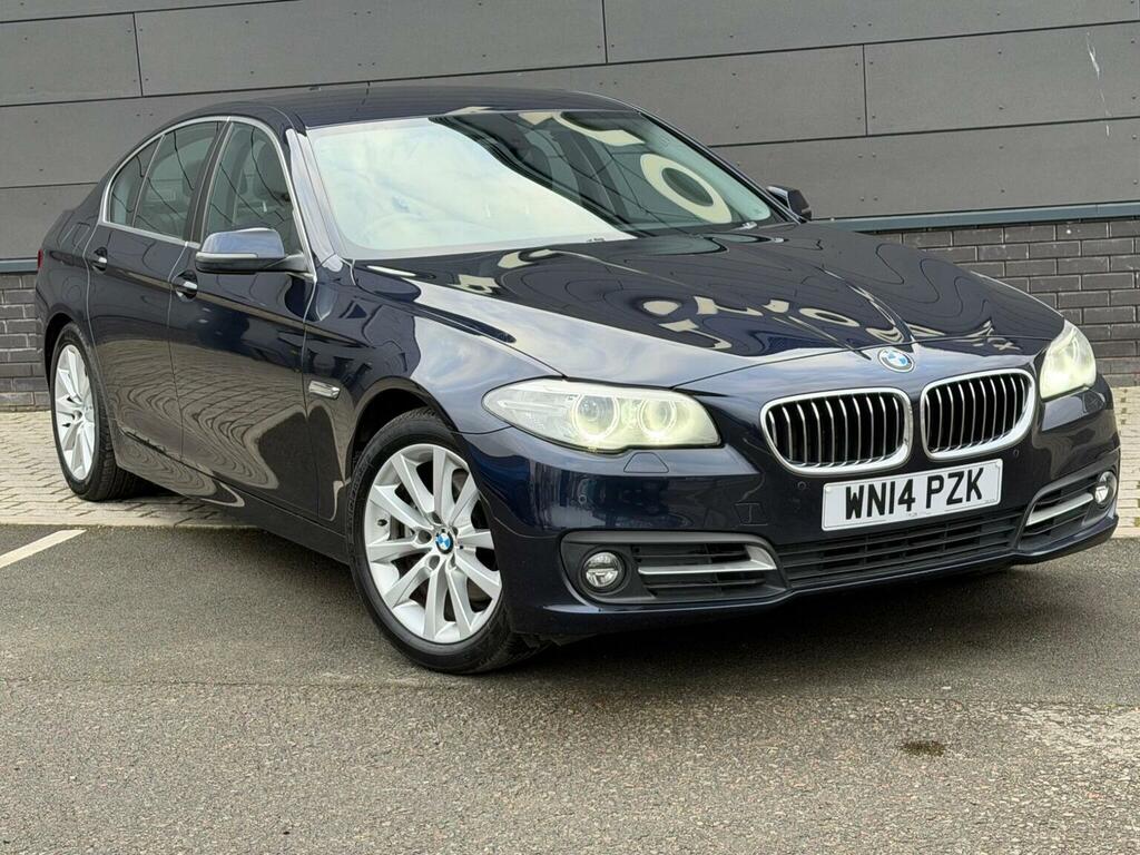 BMW 5 Series Saloon 2.0 520D Se Euro 6 Ss 201414 WN14PZK Blue #3