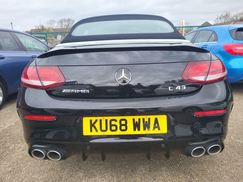 Mercedes-Benz C Class 3.0 C43 V6 Amg Premium Plus Cabriolet G-tronic KU68WWA Black #5