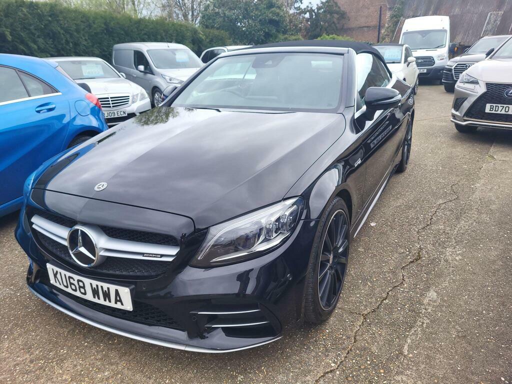 Mercedes-Benz C Class 3.0 C43 V6 Amg Premium Plus Cabriolet G-tronic KU68WWA Black #2