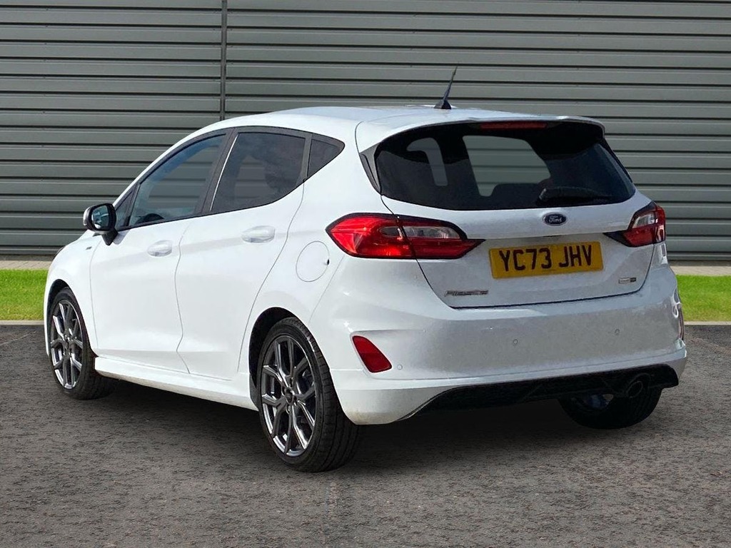 Ford Fiesta 1.0T Ecoboost Mhev St Line Edition Hatchback P YC73JHV White #5