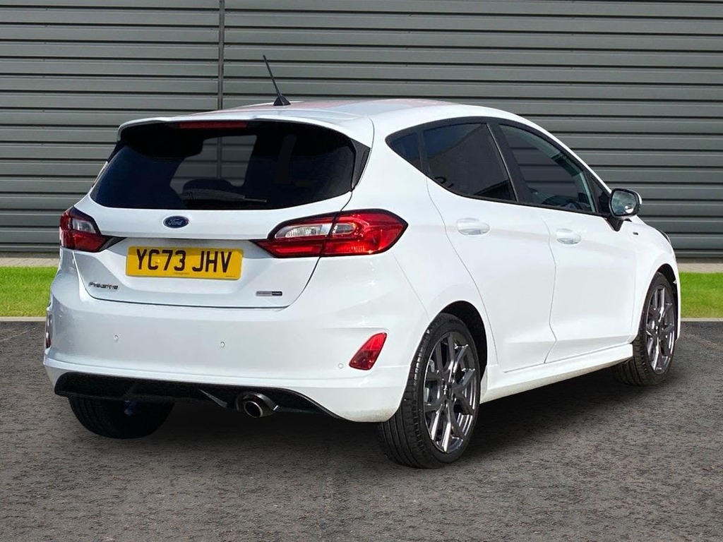 Ford Fiesta 1.0T Ecoboost Mhev St Line Edition Hatchback P YC73JHV White #3