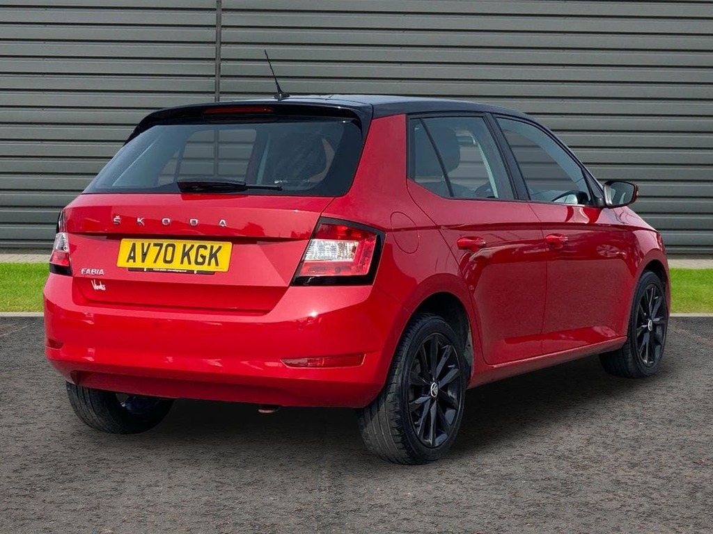 Skoda Fabia 1.0 Tsi Colour Edition Hatchback AV70KGK Red #3