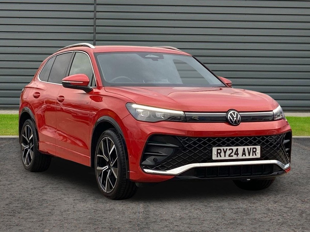 Volkswagen Tiguan 1.5 Etsi Mhev R Line Suv Hybrid Dsg Red