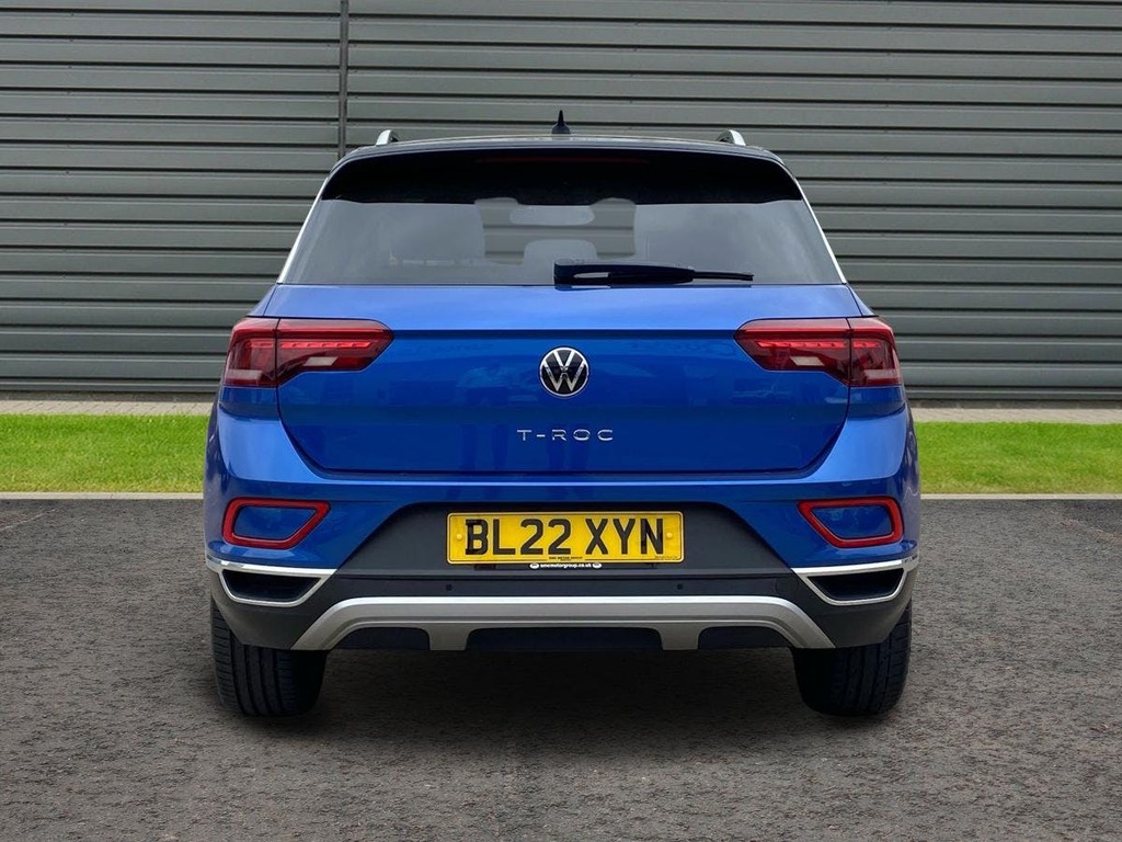 Volkswagen T-Roc 1.5 Tsi Style Suv Dsg BL22XYN Blue #4