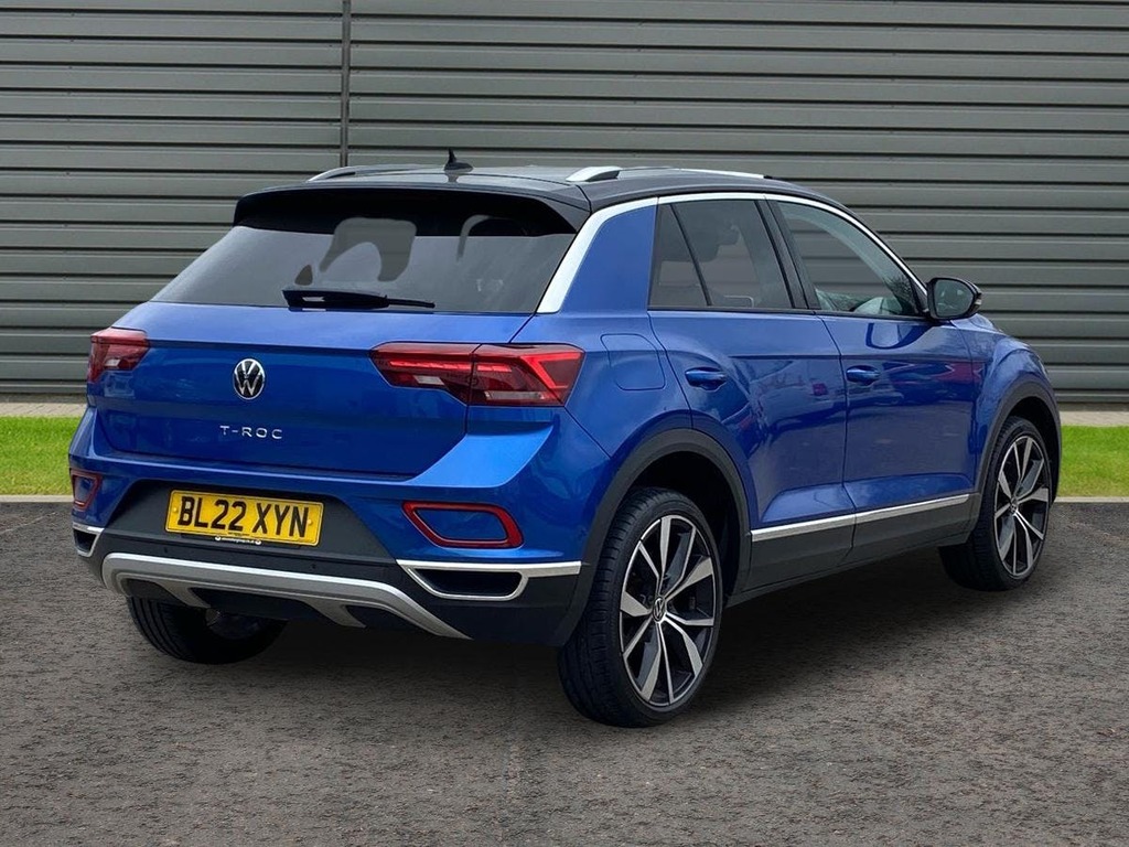 Volkswagen T-Roc 1.5 Tsi Style Suv Dsg BL22XYN Blue #3