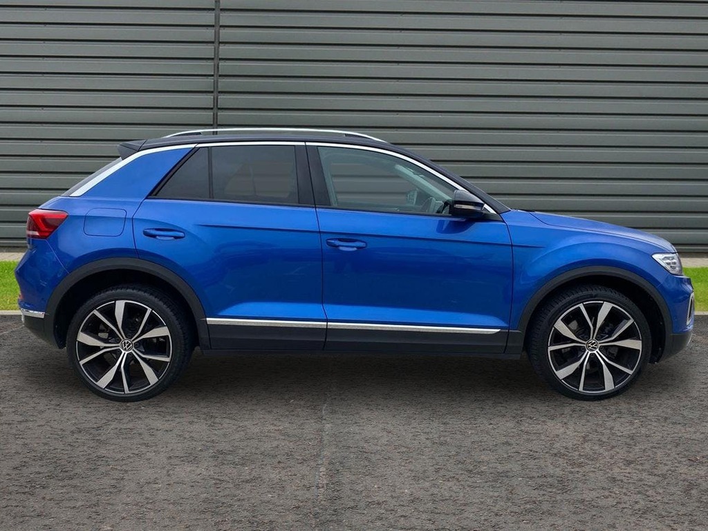 Volkswagen T-Roc 1.5 Tsi Style Suv Dsg BL22XYN Blue #2
