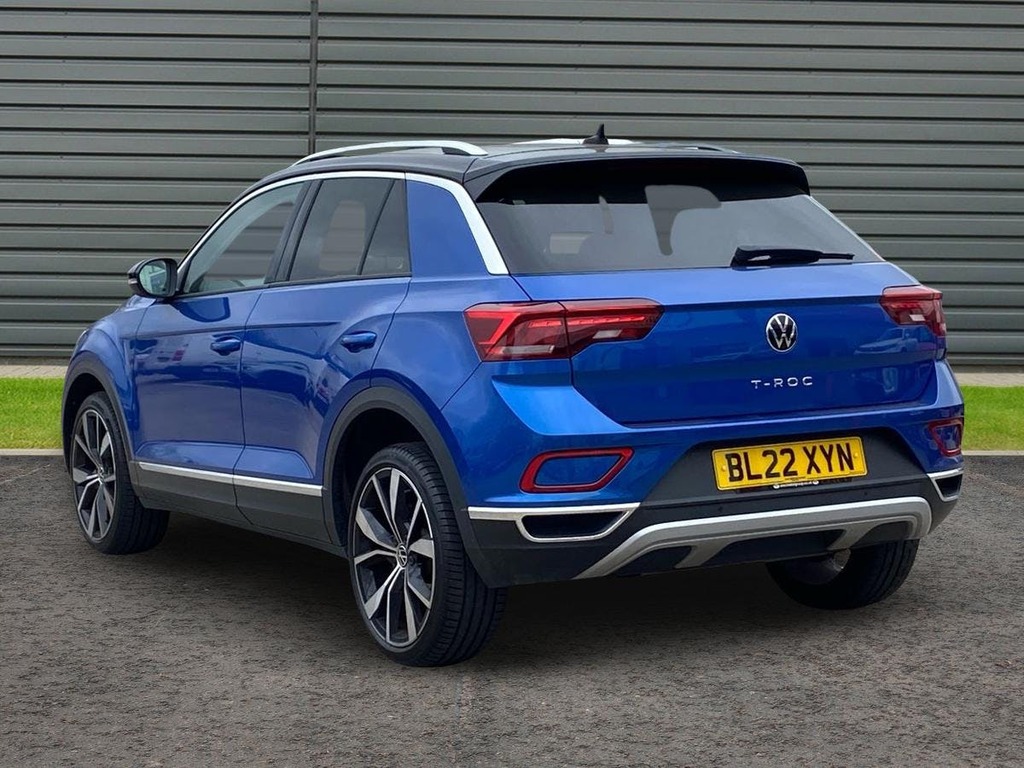 Volkswagen T-Roc 1.5 Tsi Style Suv Dsg BL22XYN Blue #5