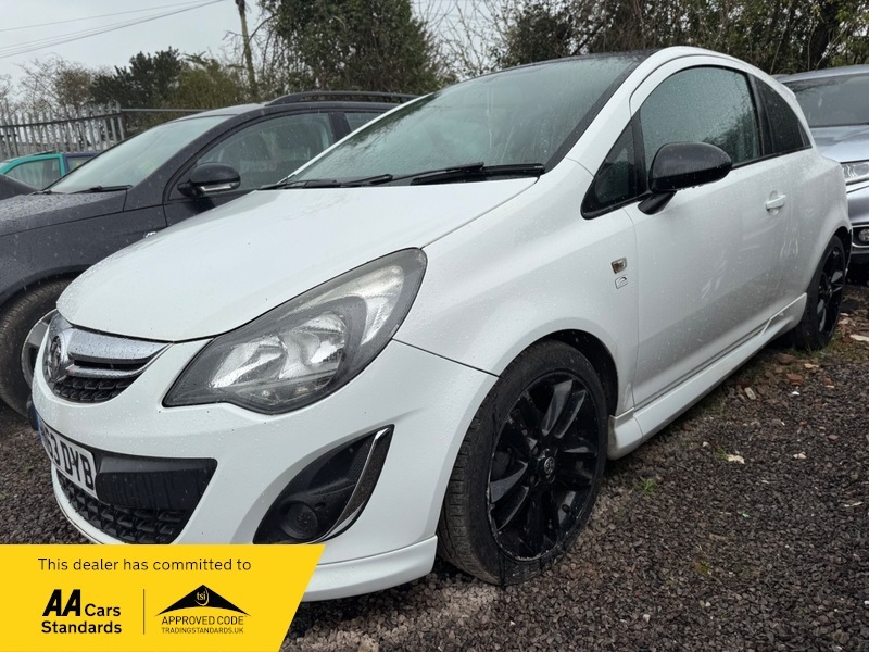Vauxhall Corsa Limited Edition HN63DYB White