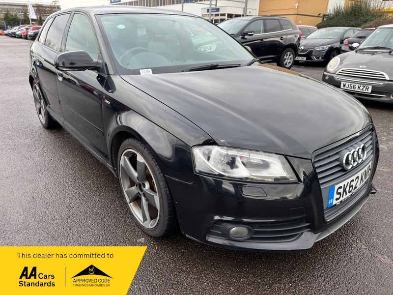 Audi A3 Sportback Tdi S Line SK62KNR Black #2