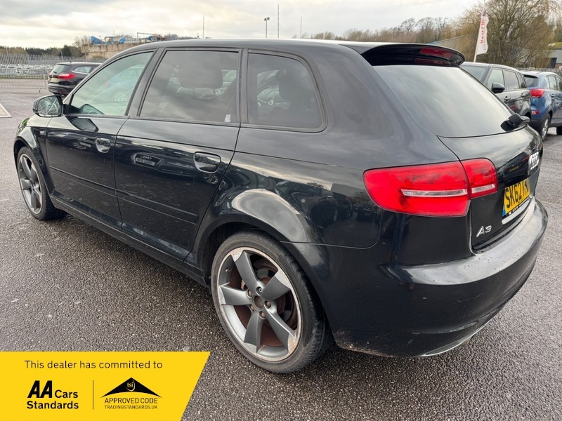 Audi A3 Sportback Tdi S Line SK62KNR Black #4