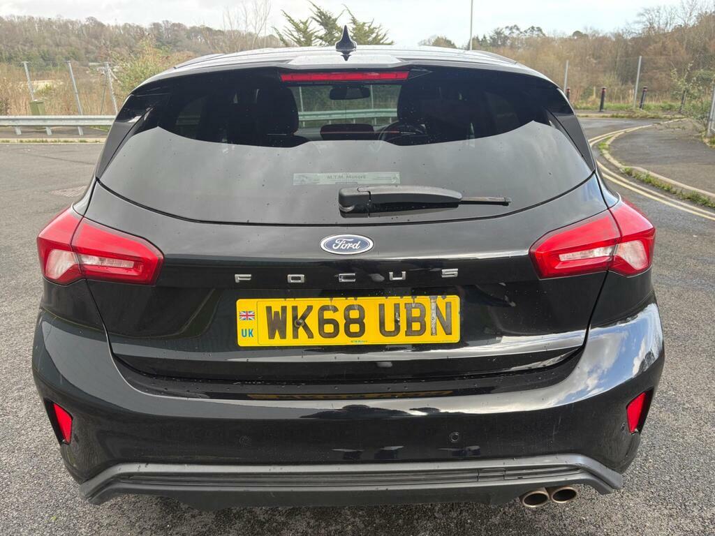 Ford Focus 1.0T Ecoboost St-line X Euro 6 S S WK68UBN Black #5
