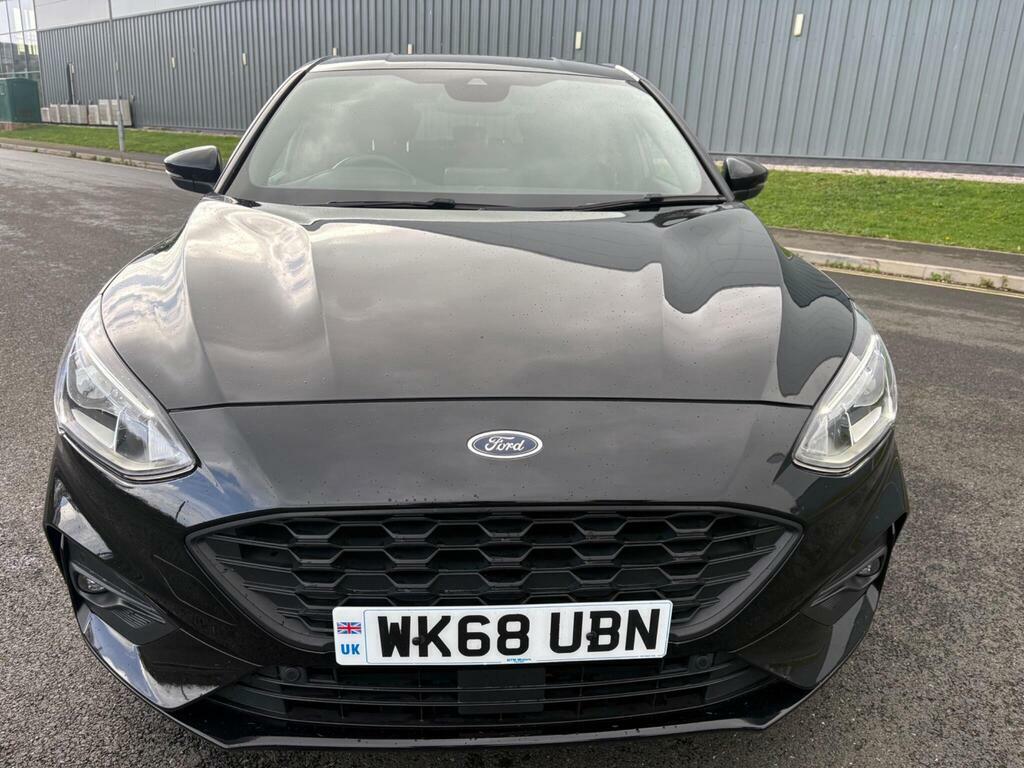 Ford Focus 1.0T Ecoboost St-line X Euro 6 S S WK68UBN Black #2