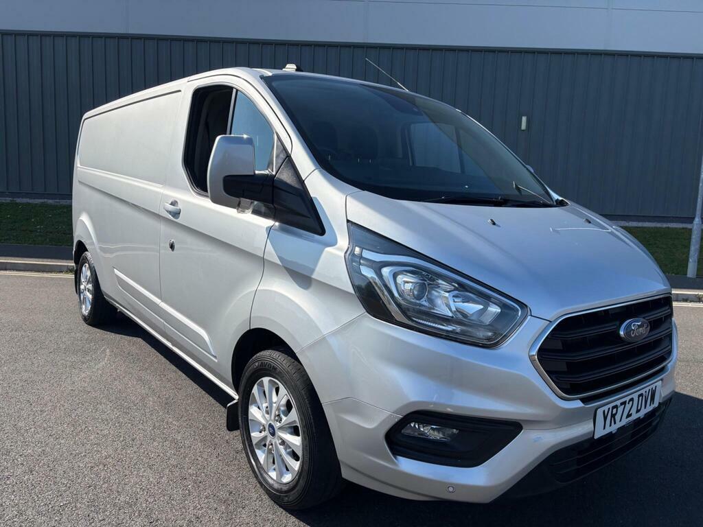 Ford Transit Custom 2.0 300 Ecoblue Limited L2 H1 Euro 6 S S YR72DVW Silver #6
