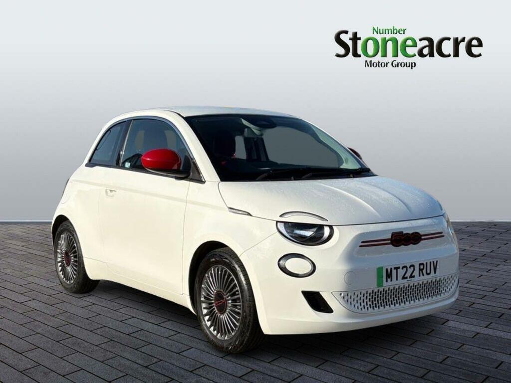 Fiat 500E 24Kwh Red White