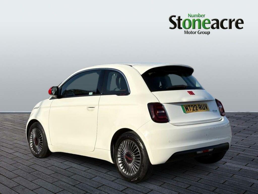 Fiat 500E 24Kwh Red MT22RUV White #4