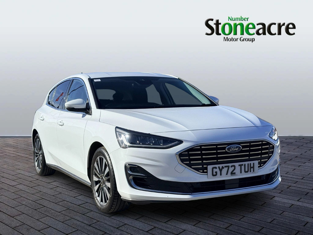 Ford Focus 1.0T Ecoboost Mhev Titanium Vignale Dct Euro 6 S White