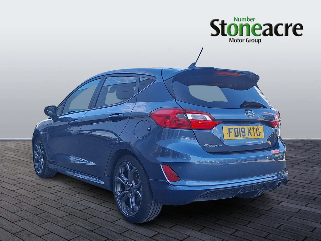 Ford Fiesta 1.0 Ecoboost 125 St-line FD19KTO Blue #4