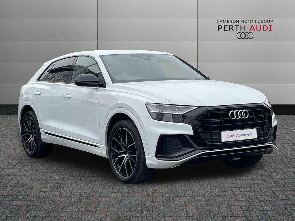 Audi Q8 Black Edition 50 Tdi Quattro 286 Ps Tiptronic White