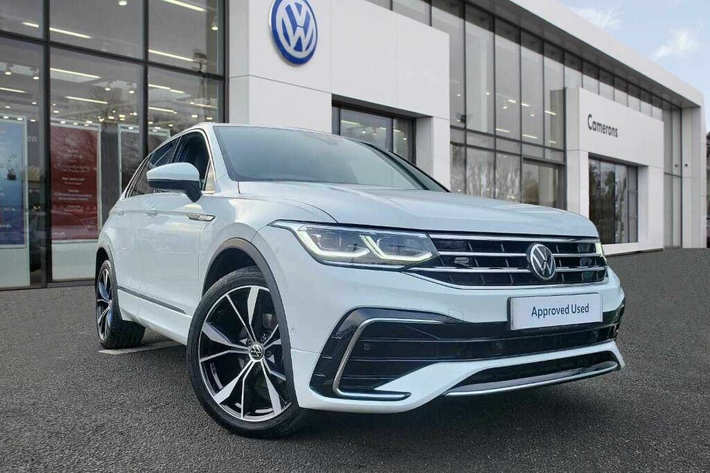 Volkswagen Tiguan 2.0 Tdi 150Ps R-line Scr Dsg I.q Lights, Keyles White
