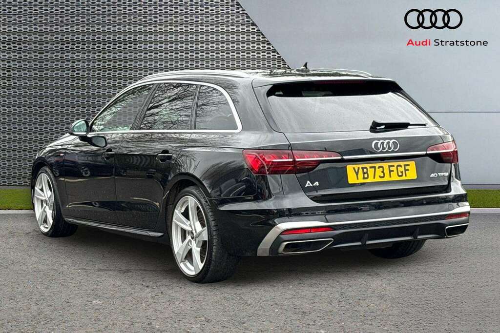 Audi A4 40 Tfsi 204 S Line S Tronic 2023 YB73FGF Black #3