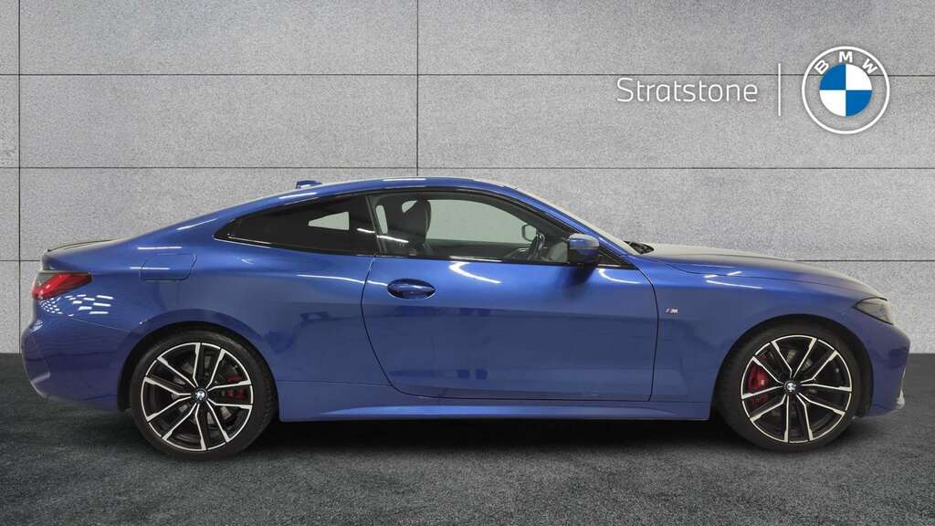 BMW 4 Series 420D Mht M Sport Step 2023 YP23NHG Blue #3