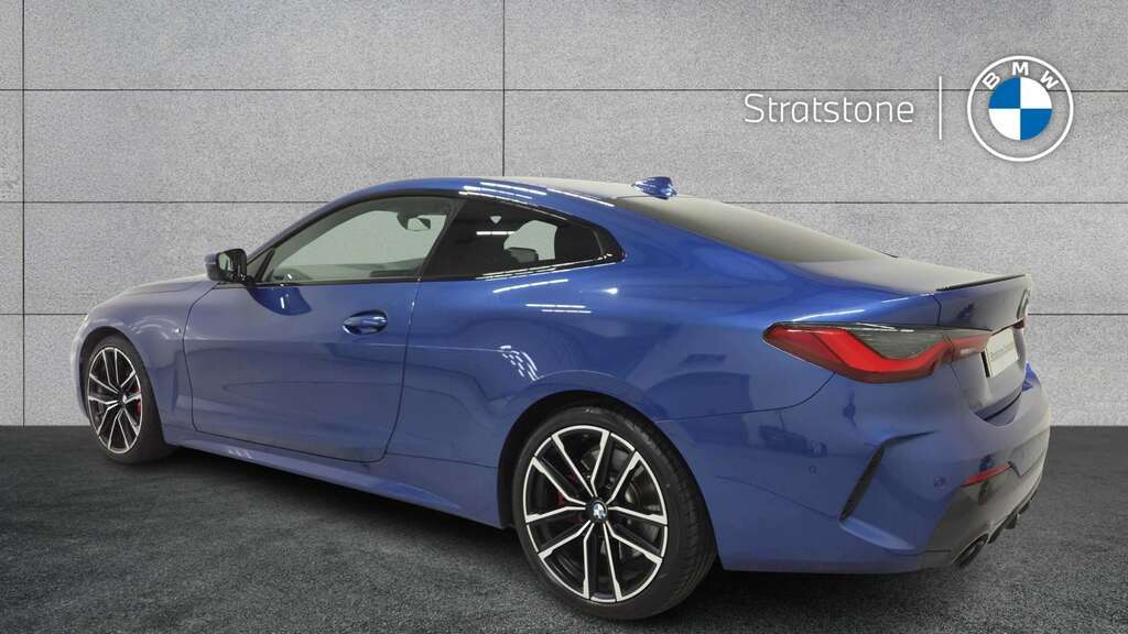 BMW 4 Series 420D Mht M Sport Step 2023 YP23NHG Blue #2