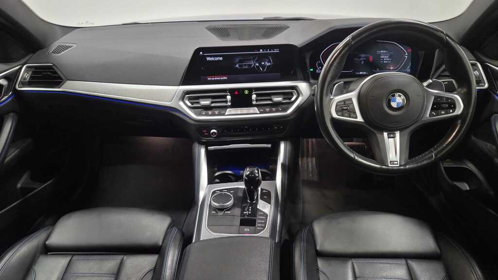BMW 4 Series 420D Mht M Sport Step 2023 YP23NHG Blue #4