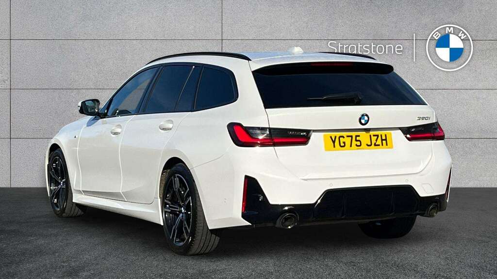 BMW 3 Series 320I M Sport Step 2025 YG75JZH White #2