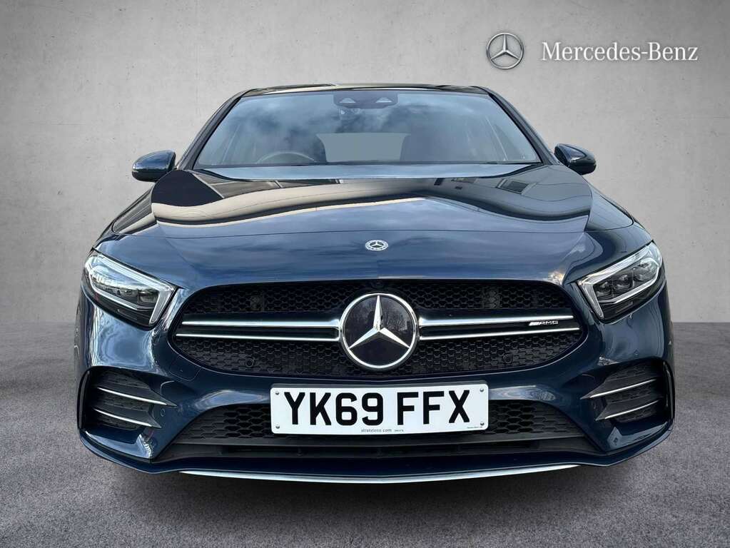 Mercedes-Benz A Class A35 4Matic Premium Plus 2019 YK69FFX Blue #3