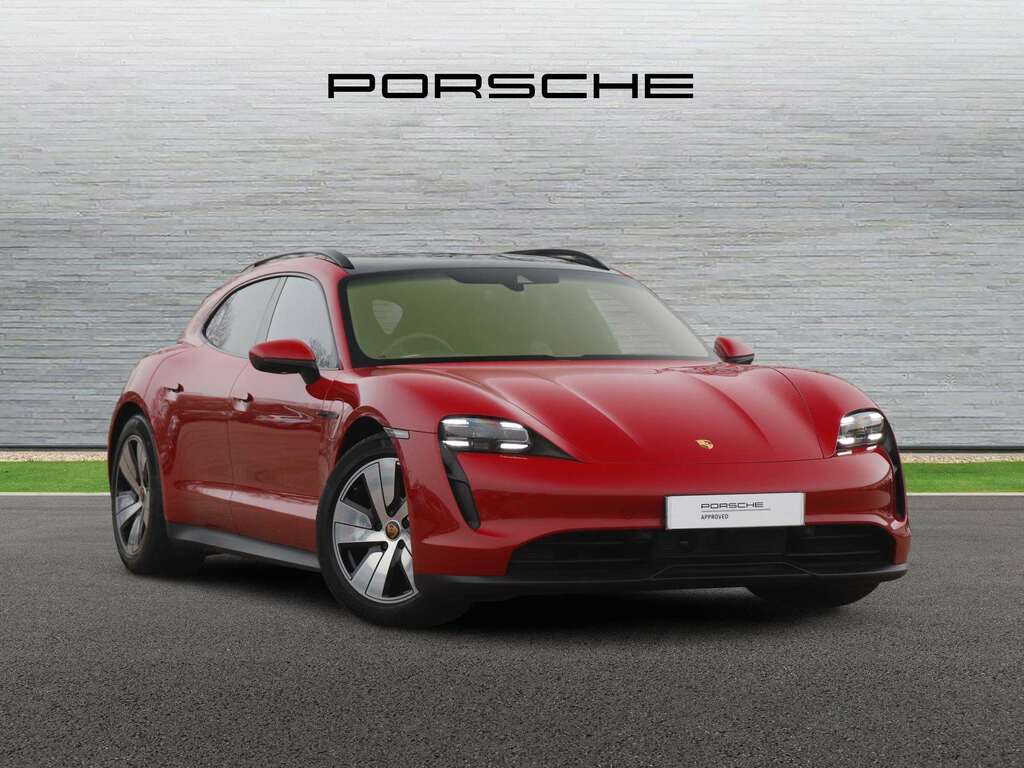 Porsche Taycan Performance Plus 93.4Kwh 4S Sport Turismo Elec Red