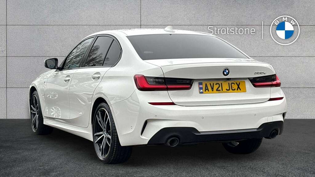 BMW 3 Series 330E M Sport Step 2021 AV21JCX White #2