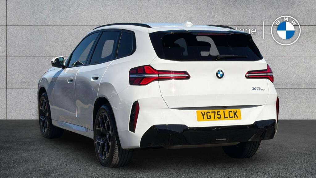 BMW X3 20 Xdrive M Sport Step 2025 YG75LCK White #2