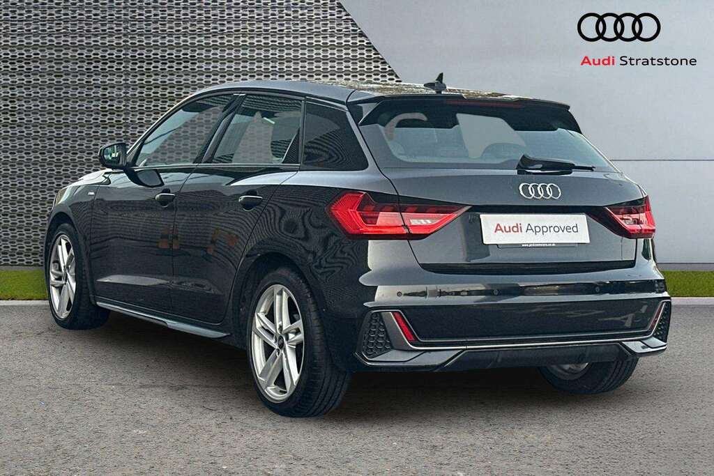 Audi A1 30 Tfsi 110 S Line 2022 FM72MYU Black #3