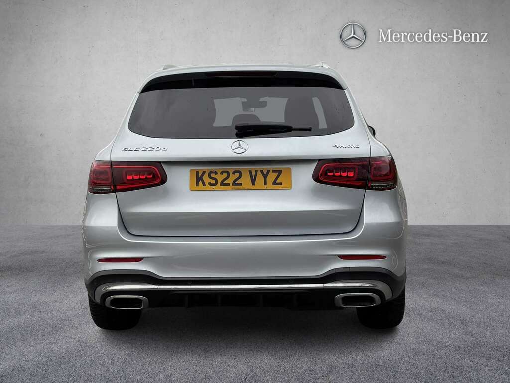 Mercedes-Benz GLC Class 220D 4Matic Amg Line 9G-tronic 2022 KS22VYZ Silver #6