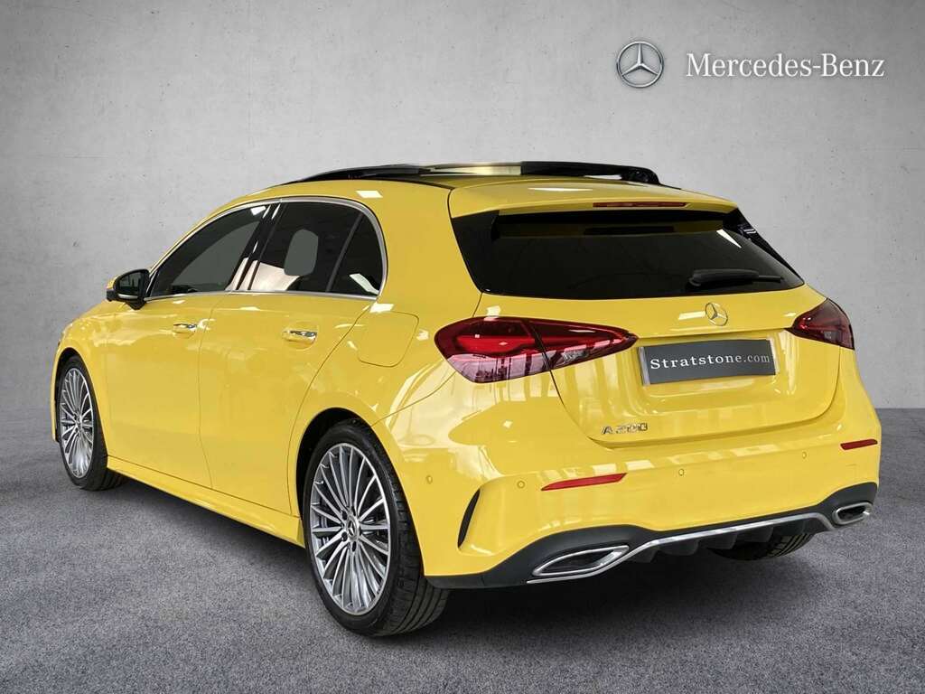 Mercedes-Benz A Class A200 Amg Line Premium Plus 2024 KM74NWF Yellow #3
