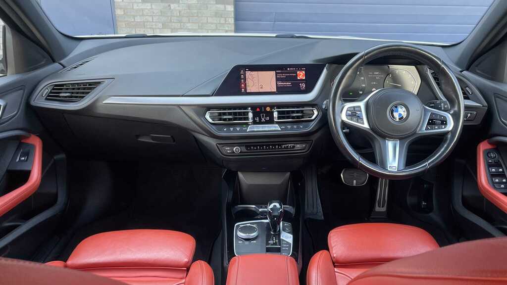 BMW 1 Series 118I 136 M Sport Step 2021 WA21OMX White #4