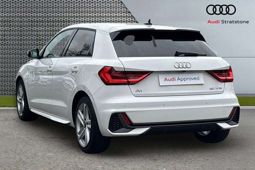 Audi A1 30 Tfsi 110 S Line 2022 KE22PVD White #3