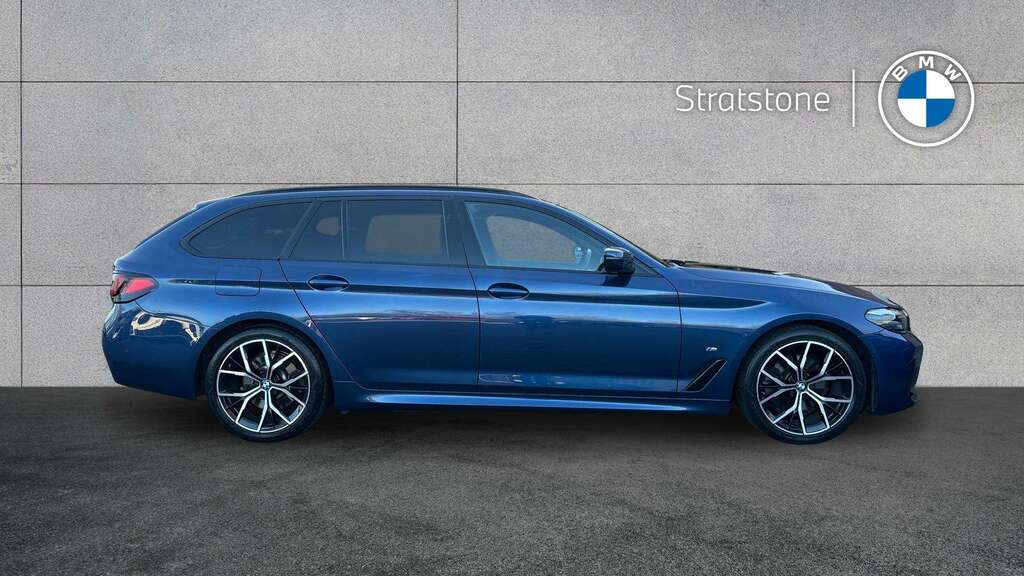 BMW 5 Series 520D Mht M Sport Step 2022 AV22DUU Blue #3