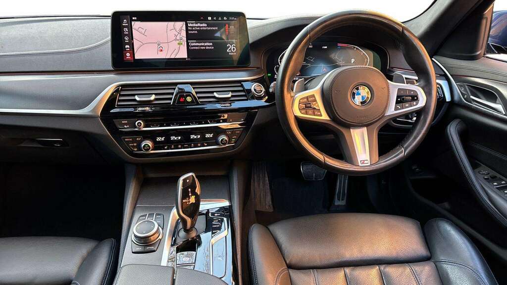 BMW 5 Series 520D Mht M Sport Step 2022 AV22DUU Blue #6