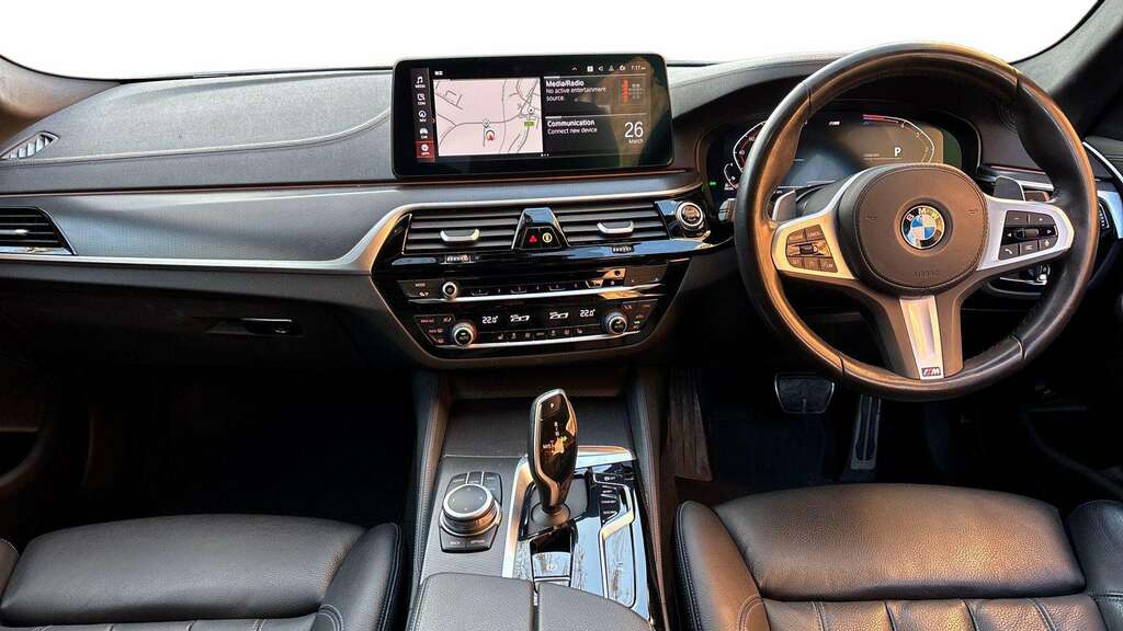 BMW 5 Series 520D Mht M Sport Step 2022 AV22DUU Blue #5